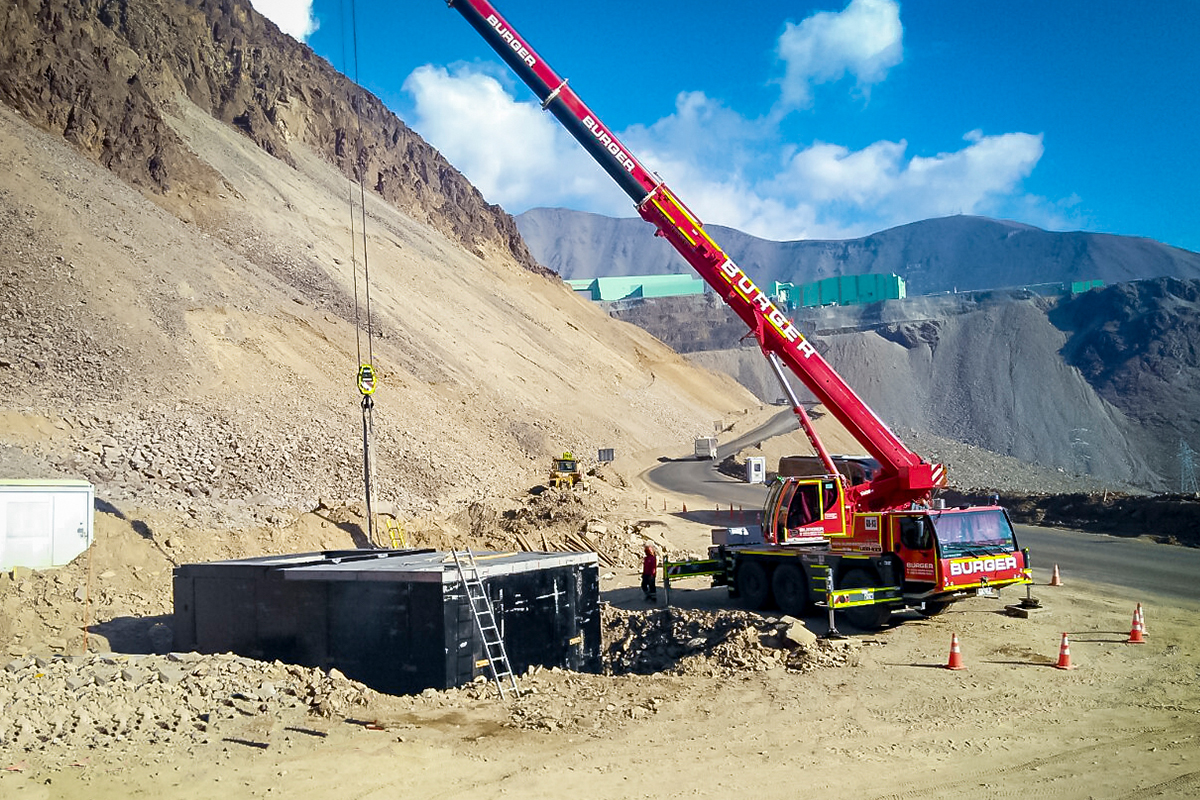 Proyecto Cámara De Disipación Para Campamento Pérez Caldera para Anglo American / Minería