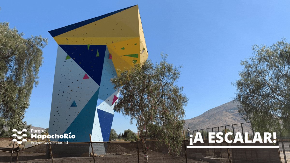 Ecomundo Construye Nuevo Rocódromo Del Parque Mapocho Río